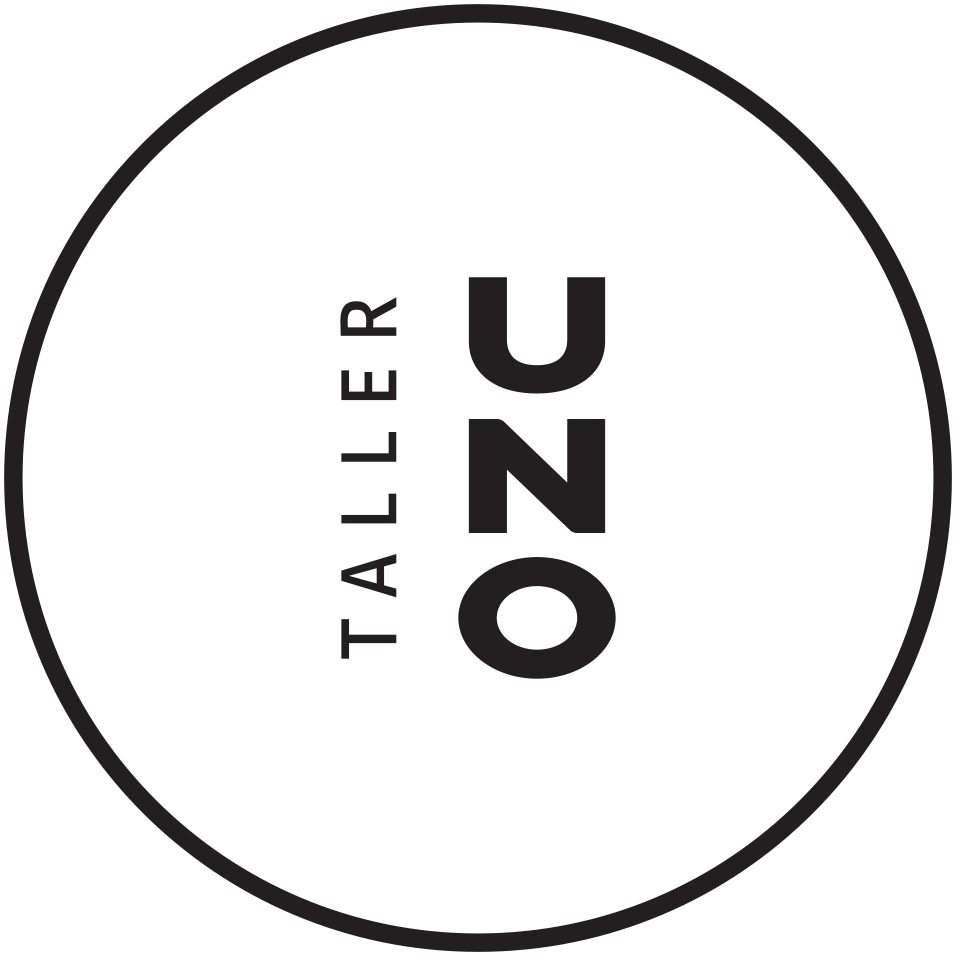 Logo Taller Uno, tienda de lámparas e iluminación de diseño en Barcelona